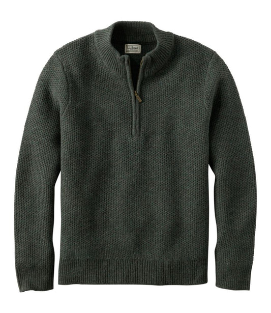 Men's Heritage Honeycomb Sweater, Quarter-Zip - US 8560