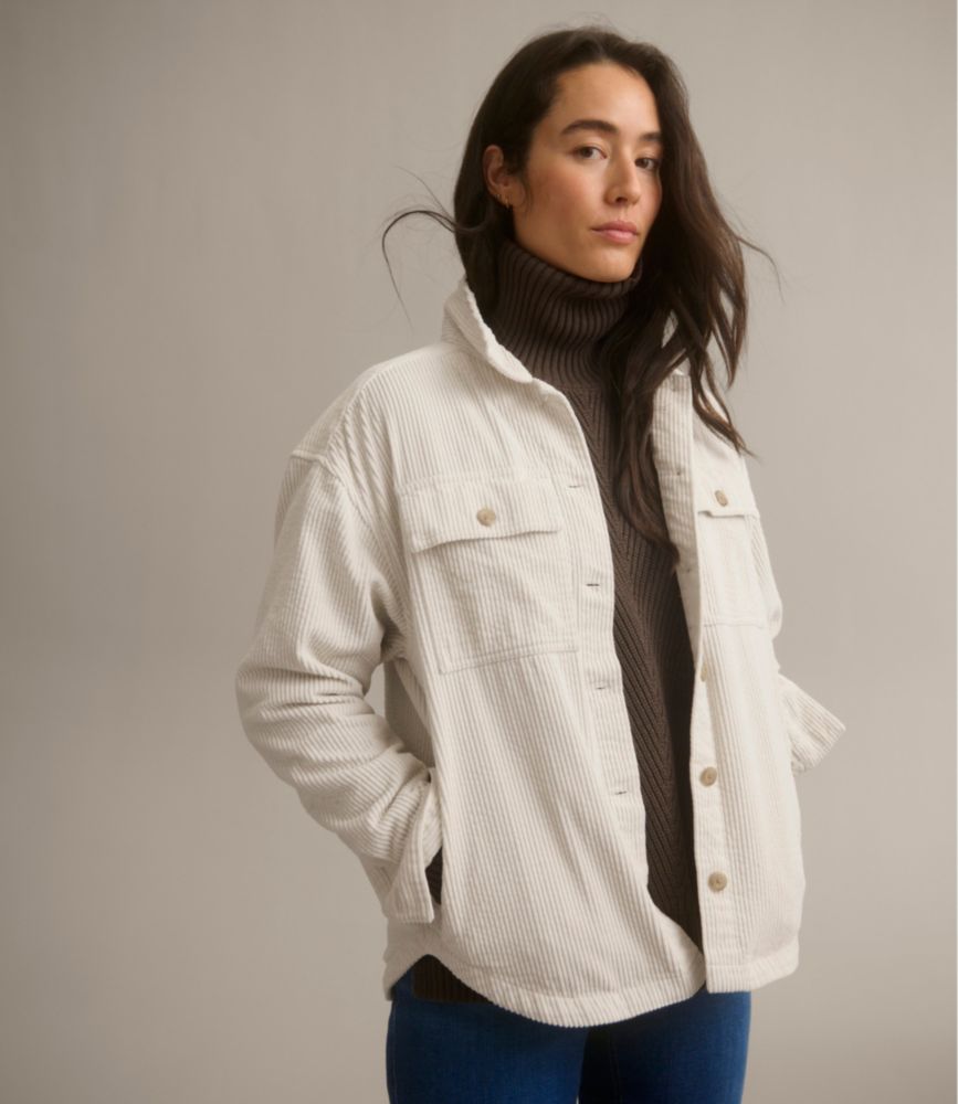 Women's Comfort Corduroy Big Shirt - US 7935
