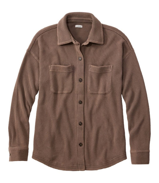 Women's Sunwashed Waffle Big Shirt - US 1543