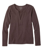 Women's L.L.Bean Tee, Long-Sleeve Splitneck - US 1123
