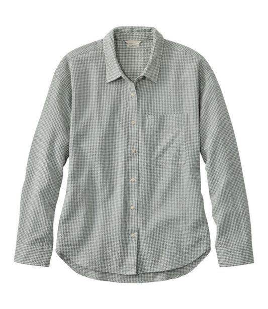 Women's Sunwashed Textured Big Shirt - US 4654
