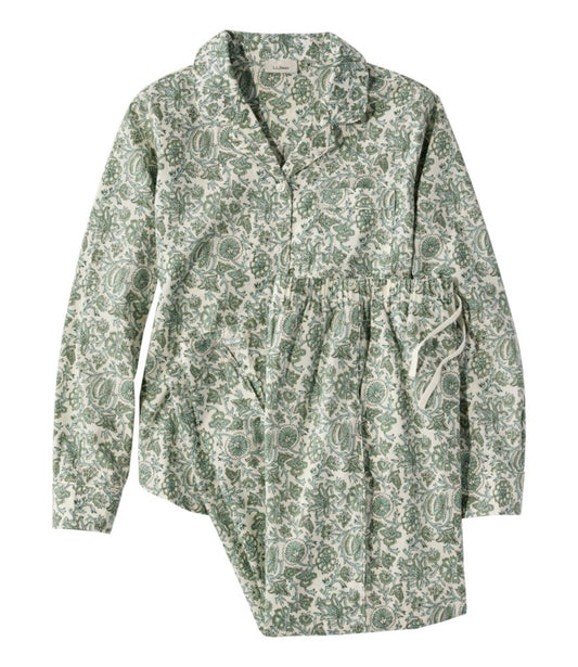 Women's Bean's Poplin Pajama Set - US 8388