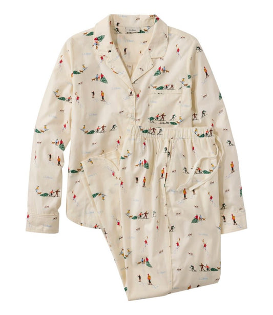 Women's Bean's Poplin Pajama Set - US 1032