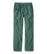 Women's Sunwashed Cotton-Blend Pull-On Pants, Mid-Rise Cargo - US 5761