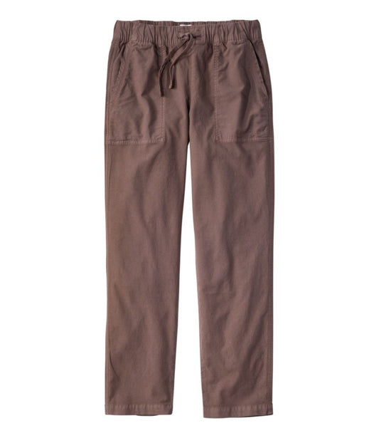 Women's Sunwashed Cotton-Blend Pull-On Pants, Mid-Rise Ankle - US 9864