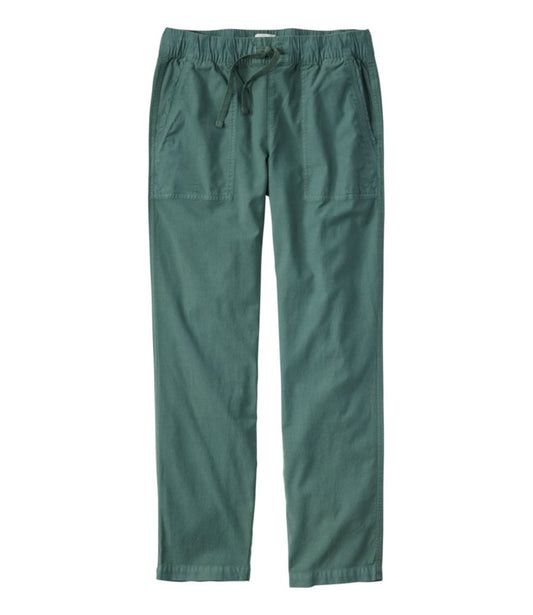 Women's Sunwashed Cotton-Blend Pull-On Pants, Mid-Rise Ankle - US 9084