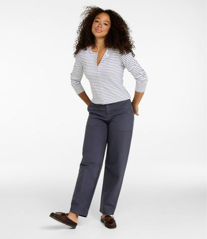 Women's 207 Vintage Cotton Canvas Pants, Mid-Rise Barrel-Leg - US 8111