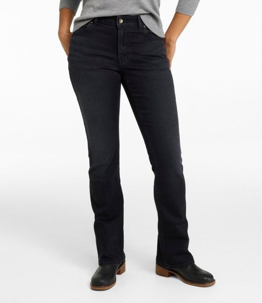 Women's L.L.Bean Go-Anywhere Jeans, Mid-Rise Bootcut - US 1078