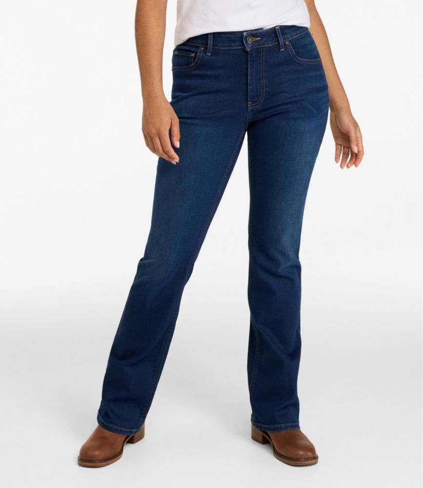 Women's L.L.Bean Go-Anywhere Jeans, Mid-Rise Bootcut - US 5579
