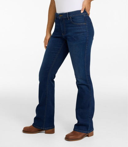 Women's L.L.Bean Go-Anywhere Jeans, Mid-Rise Bootcut - US 5579
