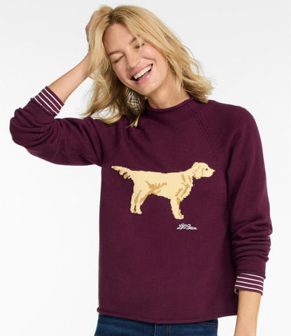 Women's The Original Double L® Sweater, Novelty Rollneck - US 4189