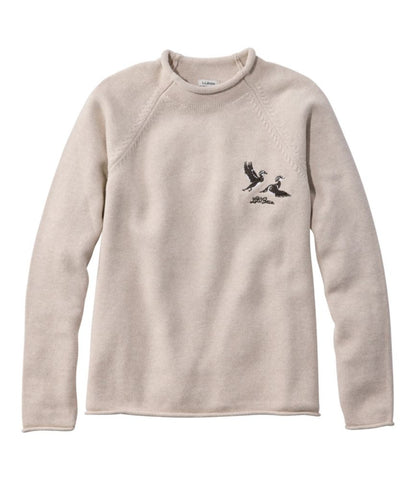 Women's The Original Double L® Sweater, Novelty Rollneck - US 9447