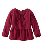 Women's Sunwashed Textured Popover Shirt - US 7621