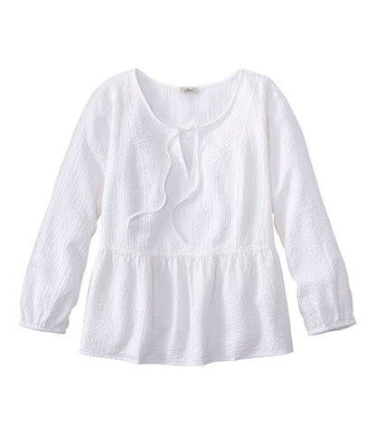 Women's Sunwashed Textured Popover Shirt - US 2203