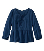 Women's Sunwashed Textured Popover Shirt - US 5173