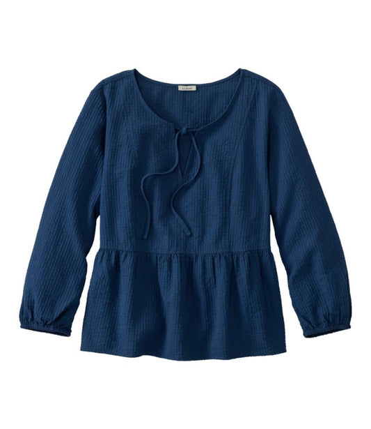 Women's Sunwashed Textured Popover Shirt - US 5173