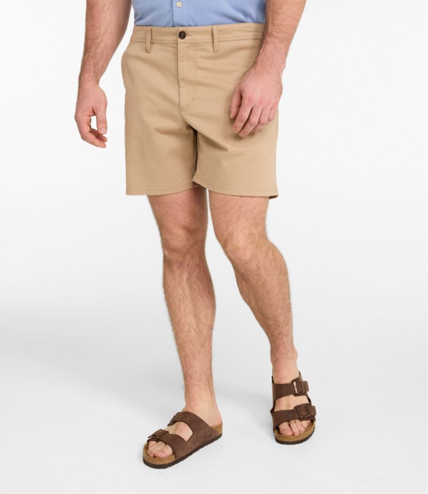 Men's Sunwashed Khaki Shorts, 7" - US 9860