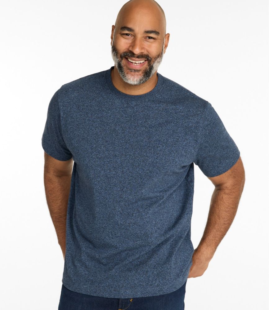 Men's Carefree Unshrinkable Tee, Slightly Fitted, Short-Sleeve - US 2306