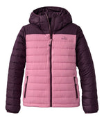 Women's Access Down Hooded Puffer, Colorblock - US 4322