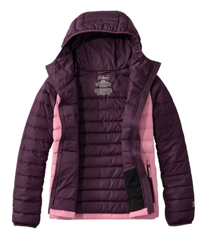 Women's Access Down Hooded Puffer, Colorblock - US 4322