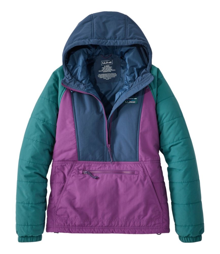 Women's Mountain Classic Insulated Anorak, Colorblock - US 5758