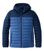Men's Access Down Hooded Puffer, Colorblock - US 4990