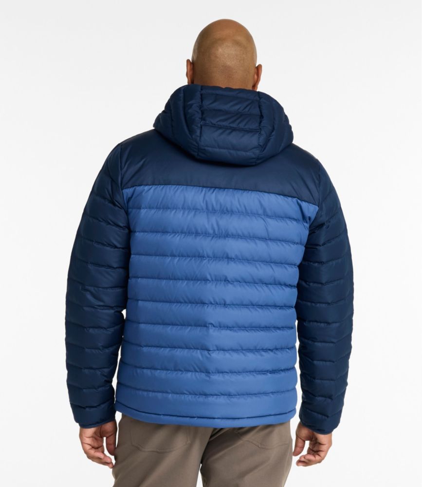 Men's Access Down Hooded Puffer, Colorblock - US 4990