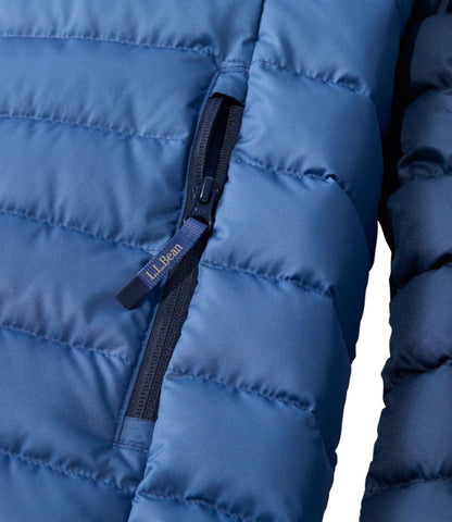 Men's Access Down Hooded Puffer, Colorblock - US 4990