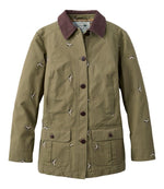Women's Adirondack Barn Coat, Flannel-Lined Embroidery - US 4459