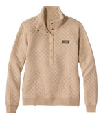 Women's Quilted Half-Snap Sweatshirt - US 0778