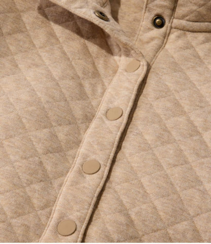 Women's Quilted Half-Snap Sweatshirt - US 0778