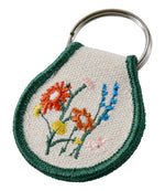 Embroidered Patch Charm, Floral - US 7257