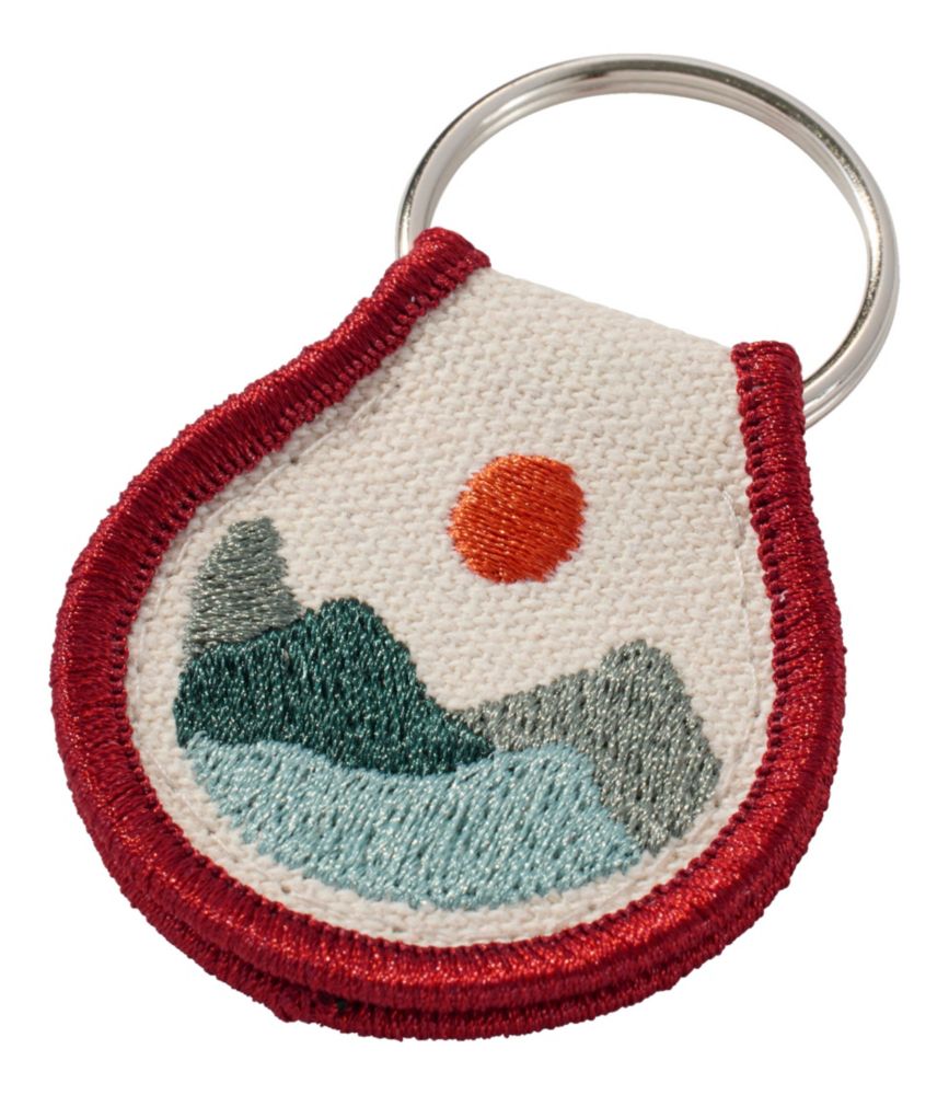 Embroidered Patch Charm, Mountains - US 9452