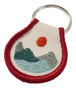 Embroidered Patch Charm, Mountains - US 9452