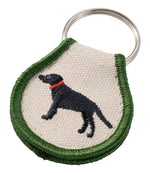 Embroidered Patch Charm, Black Lab - US 5159