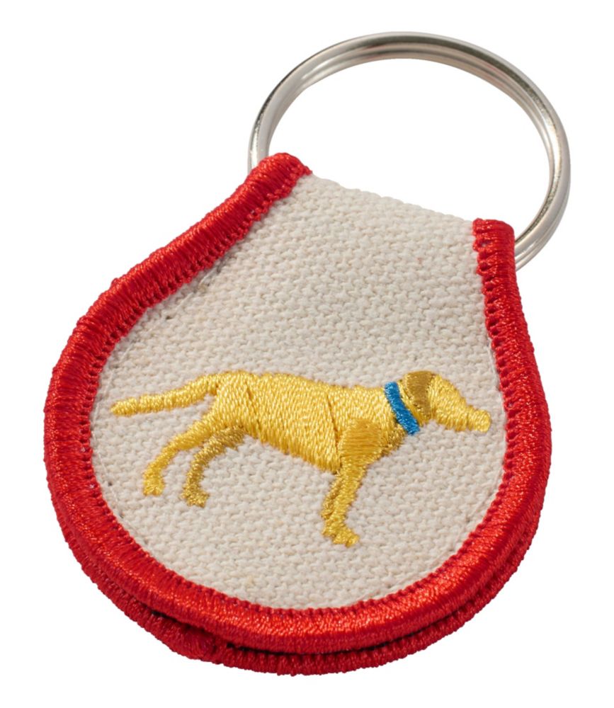Embroidered Patch Charm, Yellow Lab - US 1106