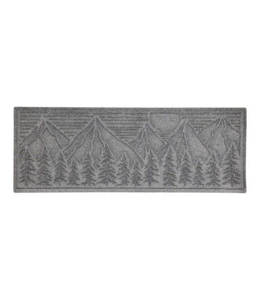 Everyspace Recycled Waterhog Wide Doormat, Treeline - US 1333