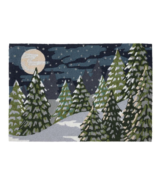 Indoor/Outdoor Vacationland Rug, Treeline Pine - US 9381