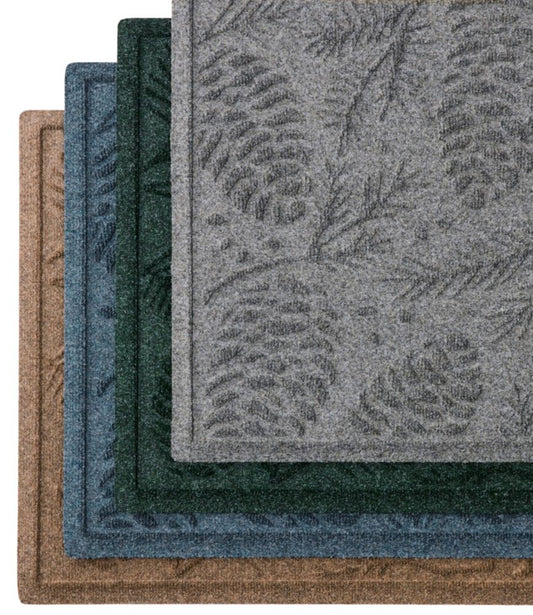 Everyspace Recycled Waterhog Doormat, Pine Cones - US 0782