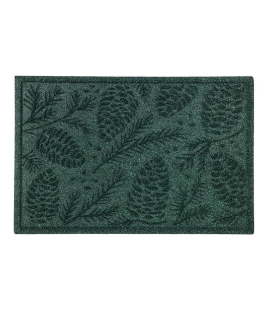 Everyspace Recycled Waterhog Doormat, Pine Cones - US 0839