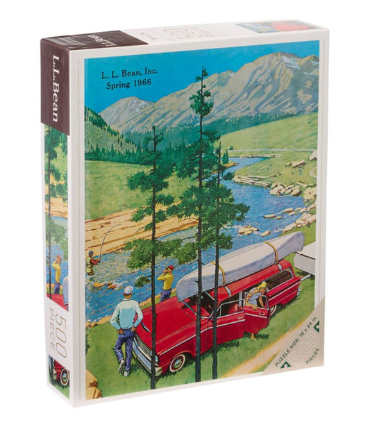 L.L.Bean Vintage Cover Puzzle, 500 Pieces - US 6838