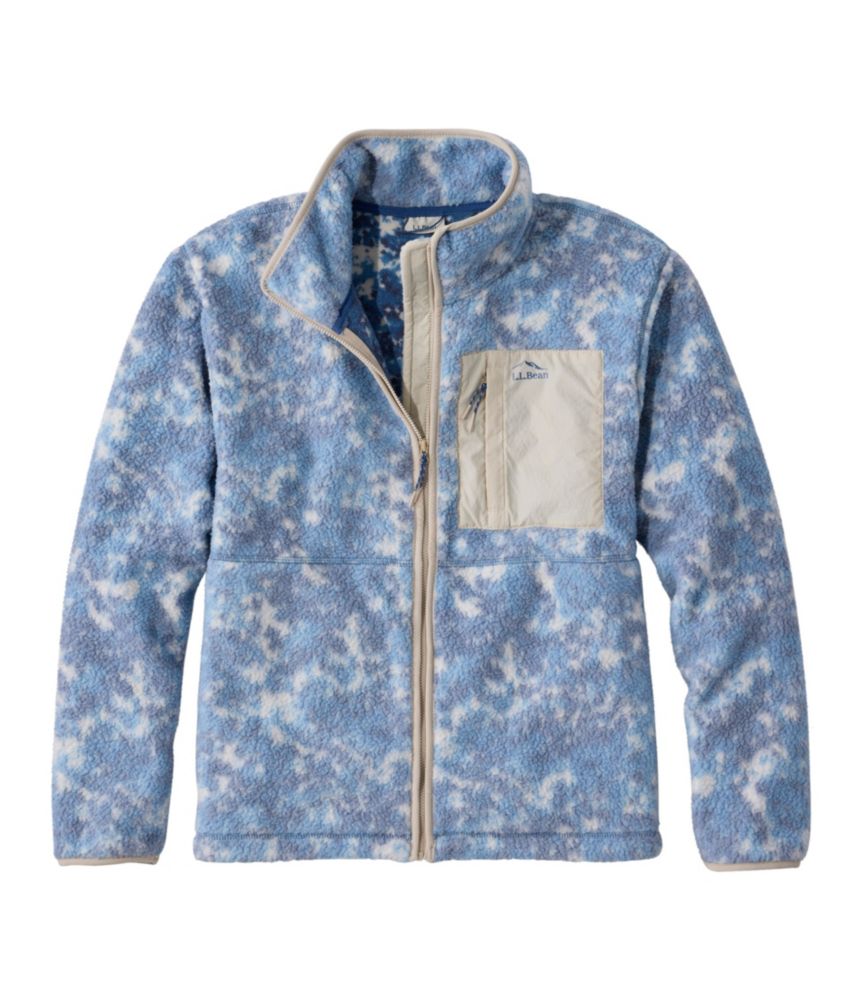 Women's Mountainside Fleece Ripstop Overlay Jacket, Print - US 9174