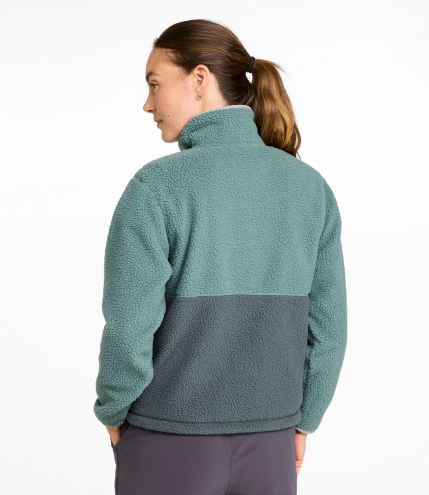 Women's Mountainside Fleece Ripstop Overlay Jacket, Colorblock - US 5577