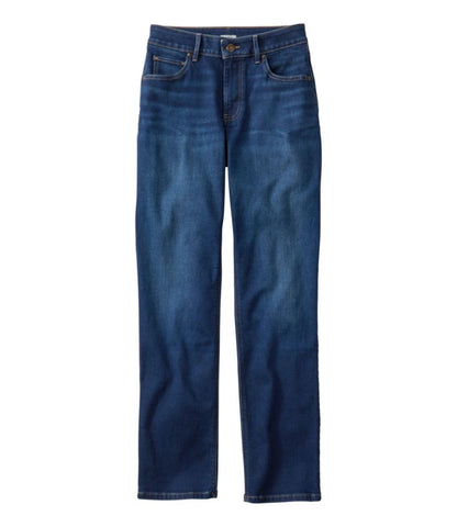 Women's L.L.Bean Go-Anywhere Jeans, Mid-Rise Ultimate Straight-Leg - US 3142