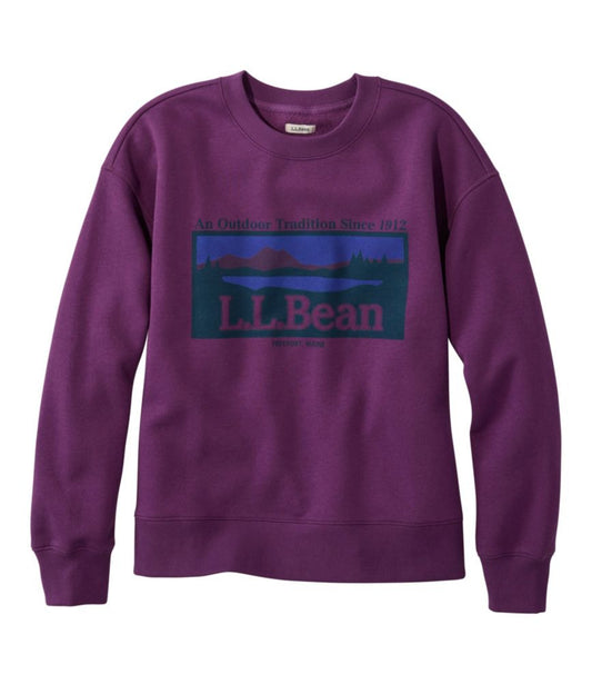 Women's Mountain Classic Sweatshirt, Crewneck Logo - US 6352
