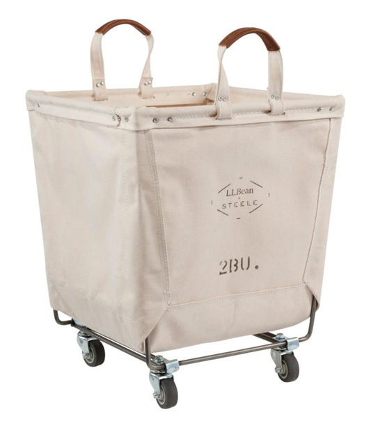 L.L.Bean x Steele Two Bushel Carry Basket With Casters - US 9418