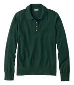 Women's Essential Merino Wool Sweater, Polo - US 8135