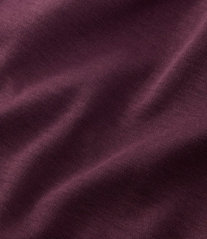 Women's Pima Cotton Tee, Long-Sleeve Open V-Neck - US 7622