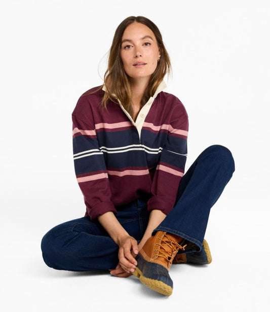 Women's Mountain Classic Rugby, Long-Sleeve Multi-Stripe - US 3334