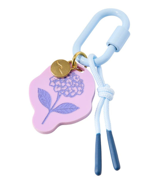Carabiner Tassel Charm, Hydrangea - US 1542